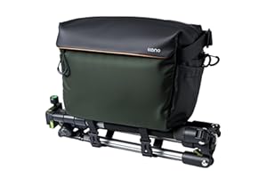 llano Camera Sling Bag for Photographers, DSLR Shoulder Bag Small, Compact Crossbody Camera Case with Adjustable Strap for Ca