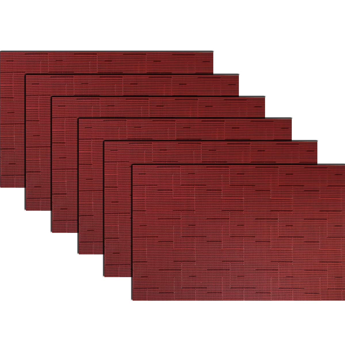 Best burgundy placemats for dining table