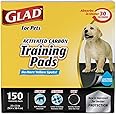 Glad for Pets Black Charcoal Puppy Pads-New & Improved Puppy Potty Training Pads That Absorb & NEUTRALIZE Urine Instantly-Tra