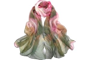 Acotavie Scarfs for Women Lightweight Fashion Scarves Print Floral Pattern Scarf Shawl Wraps