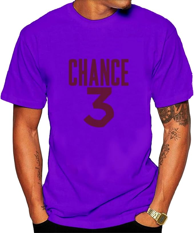 Amazon Com Wearehere Tee Men S Chance 3 The Rapper T Shirts Gray