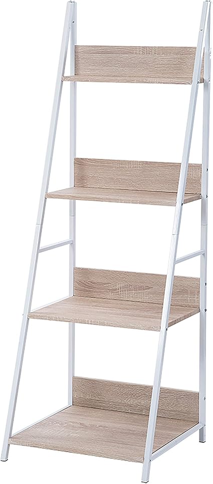 Amazon ラック 本棚 棚 ディスプレイラック オープンラック ラダーラック ラダーシェルフ リビング収納 おしゃれ シンプル ナチュラル オープンシェルフ ラック オンライン通販