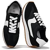 Project Cloud Fashion Sneakers for Women 2026 – Lightweight Lace-Up Shoes for Women with Memory Foam Insoles – Trendy Womens Shoes – Non-Slip, Comfortable Womens Sneakers (Madison)