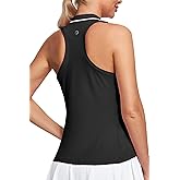 IUGA Women's Golf Shirts Sleeveless UPF 50+ Tennis Athletic Polo Shirts for Women with Collar Quick Dry Tank Tops