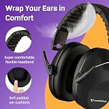 Vanderfields Premium Ear Defenders Hearing Protection 29 dB 2K Hz Black 2 Pack view 4