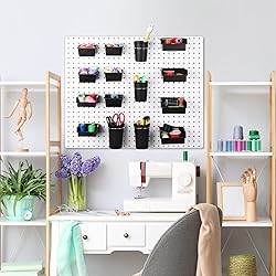 Roowest 60 Pcs Pegboard Cups Pegboard Bins