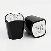 Imperial Heavyweight Metal Cap – Glossy Black Body with Chrome Insignia – Luxury Replacement for "The Emperor" Inspired Niche Cologne – Solid Alloy & High Precision Fit