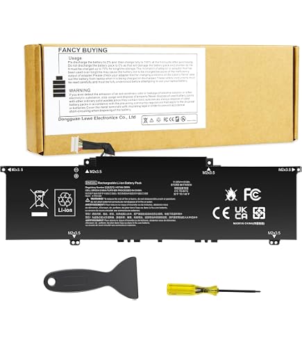 Batteria BLESYS RX03XL 11.55V 51Wh Per HP Probook 445 G11 E 465 G11, 1 Anno Di Garanzia