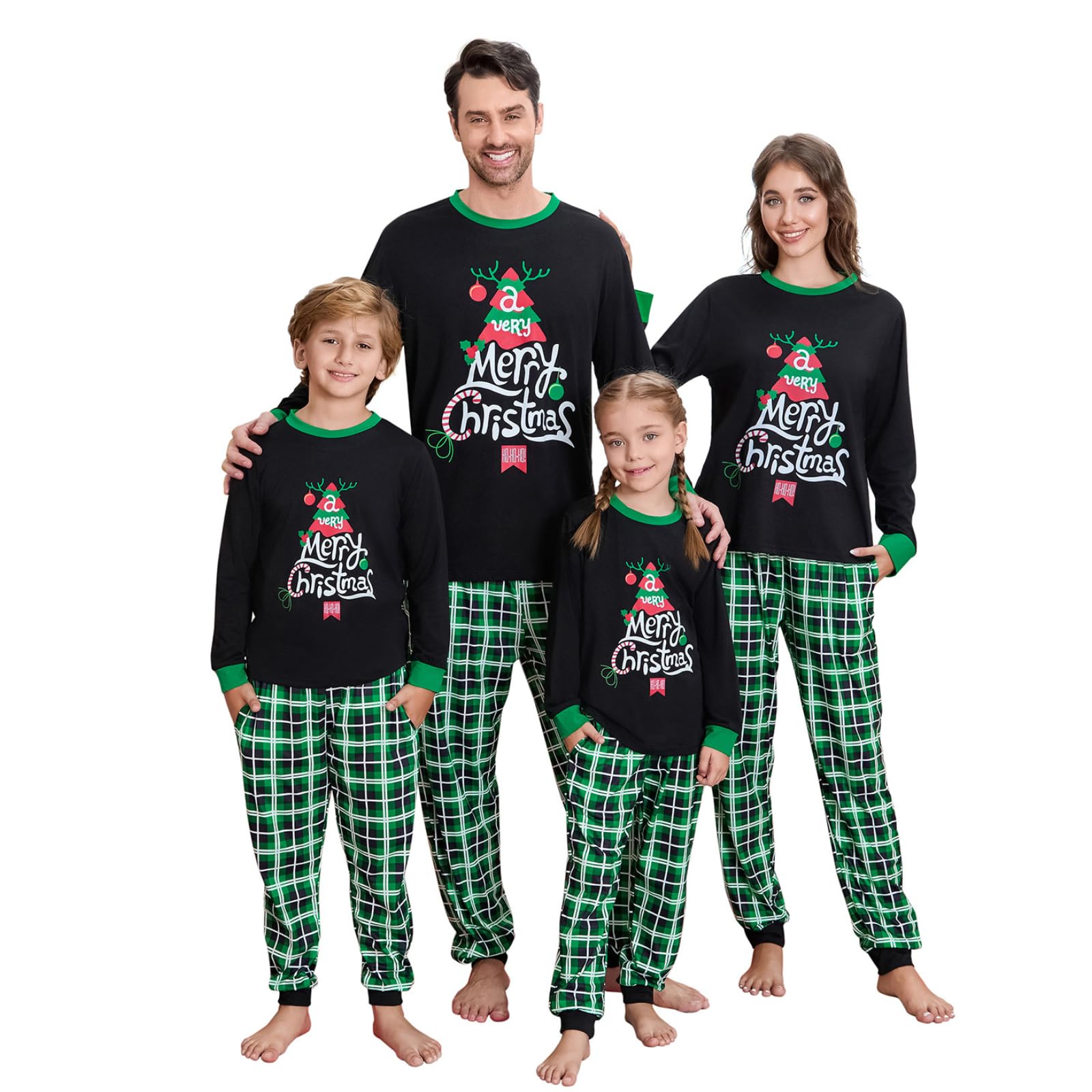 Photo 1 of ***ONLY ONE FOR BABY*** VS&LLWQ Family Christmas Pjs Matching Sets - Christmas Pajamas for Family Elf Pjs Holiday Xmas Jammies Set(AB7-V, 18 V)