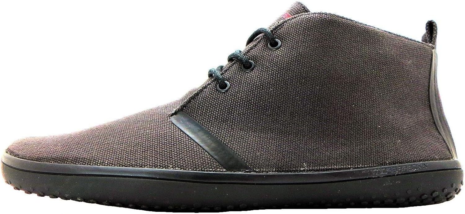VIVOBAREFOOT Size 11 Men's Gobi Ii Winterproof Canvas Desert Boots Black Amazon.co.uk Shoes & Bags