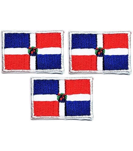 MAREL Patch Termoadesiva Bandiera Islandese, Ricamo 6,5x5,5 Cm, Per Giacche E Zaini
