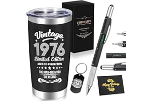 50th Birthday Gifts for Men, 1976 50th Birthday Decorations Gifts Ideas for Him, Turning 50 Gift Ideas, Cool 50 Year Old Gift