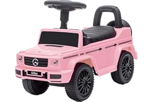 Best Ride On Cars Mercedes G-Wagon Push Car, Baby Pink, Large