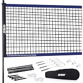 GSE Badminton Complete Set with Net, 4 Rackets 3 Shuttlecocks &amp; Carry Bag