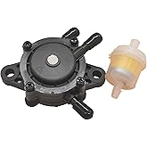 Vacuum Fuel Pump with Fuel Filter Reliable Solution for Kohler 17HP-25 HP Small Engine Outdoor Lawn Mower Tractor for Honda for Yamaha for John Deere.