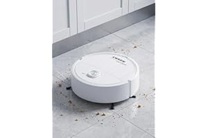 Mini Robot Vacuum Cleaner Compact Wood Floor Automatic Sweeper for Plush Carpet Hair Dust Kitchen Floor Cleaning