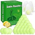 24 Pack Snake Repellent for Yard, Natural Snake Repellent Balls for Outdoors and Indoor, Keep Snakes Lizard and Pests Away from Lawn Yard Garden Camping Fishing Pet Safe