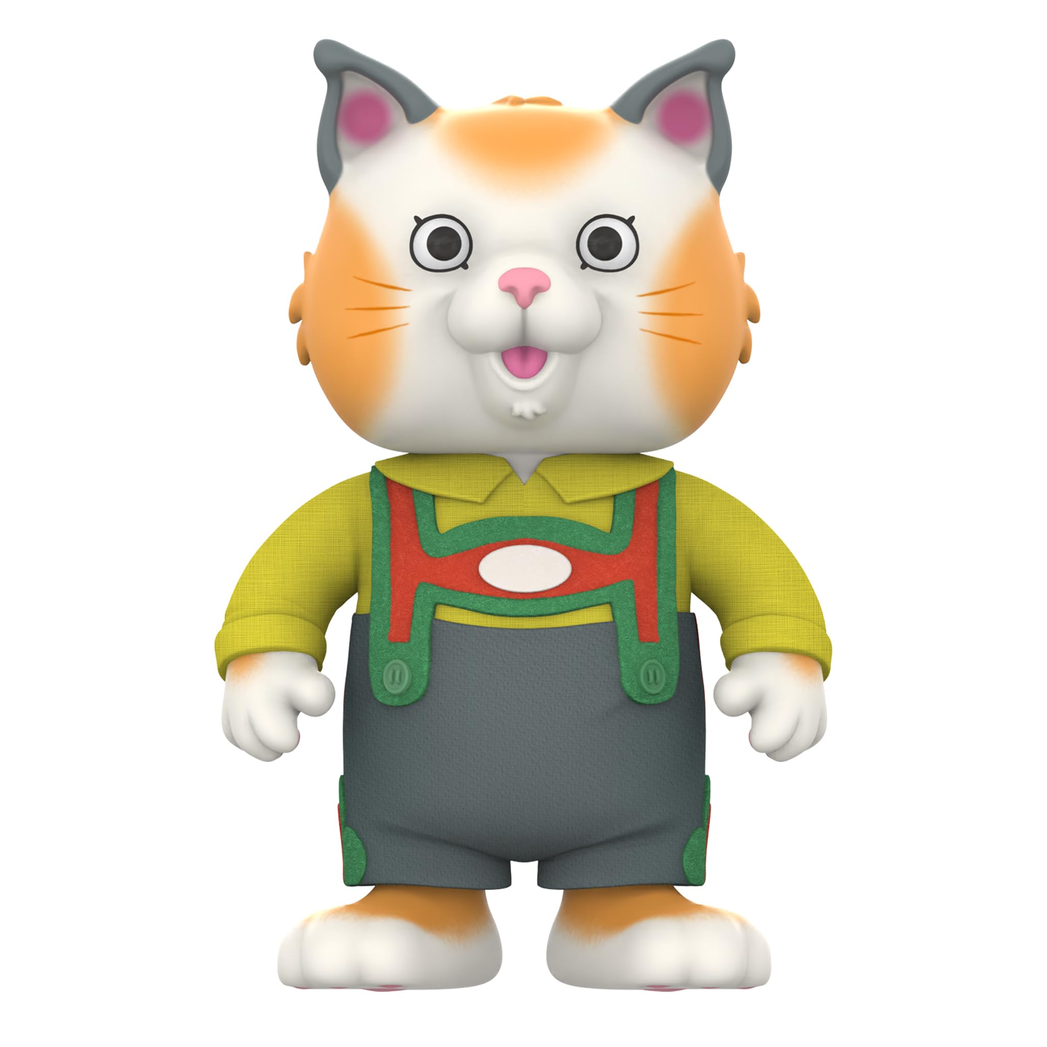 Super7 Supersize Richard Scarry Huckle Cat – 16″ Richard Scarry Books Action Figure with Fabric Clothing Collectibles and Retro Toys