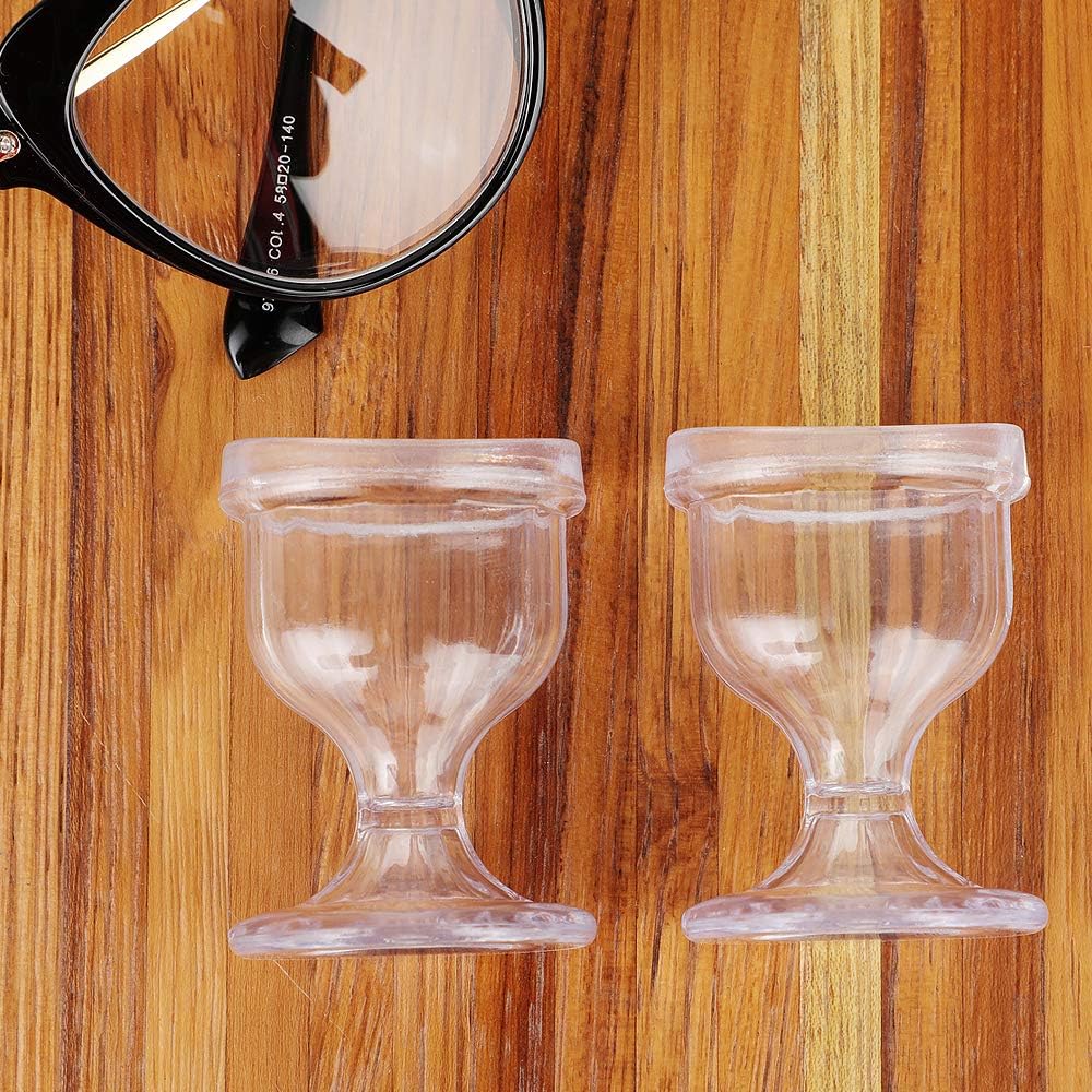 ChillEyes Transparent Eye Wash Cups for Effective Eye Cleansing - Eye Shaped Rim - Snug Fit - 2 Pcs, 2 Count (Pack of 1) - Image 4