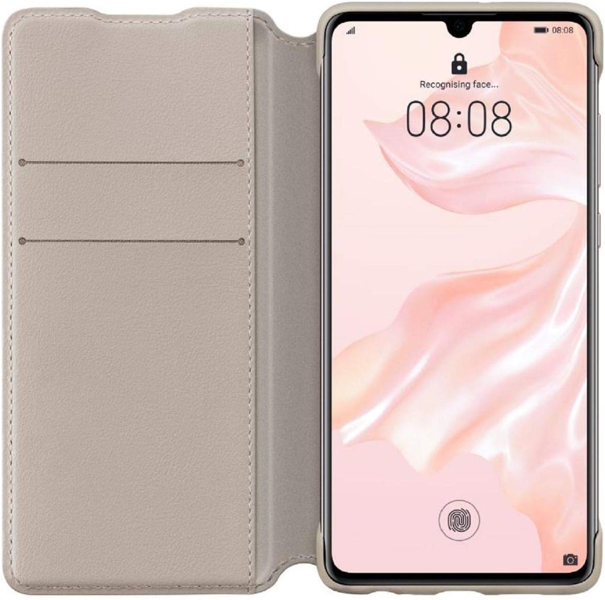HUAWEI P30 Smart View Flip Cover Khaki, P30 - Image 4