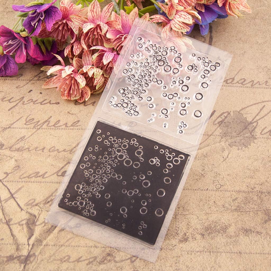 Bubble Silicone Clear Seal Stamp DIY Scrapbooking Embossing Photo Album Decorative Paper Card Craft Art Handmade Gift