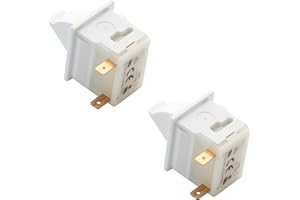 Kitchen Basics 101 2 Pack ES18806 Refrigerator Door Light Switch Replacement for GE WR23X10143, 5309918806, Whirlpool, Maytag, Admiral, Amana, Crosley, Jenn-Air, Kenmore, KitchenAid, Magic Chef, Supco