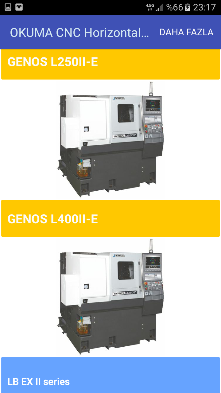 OKUMA CNC Horizontal Lathes