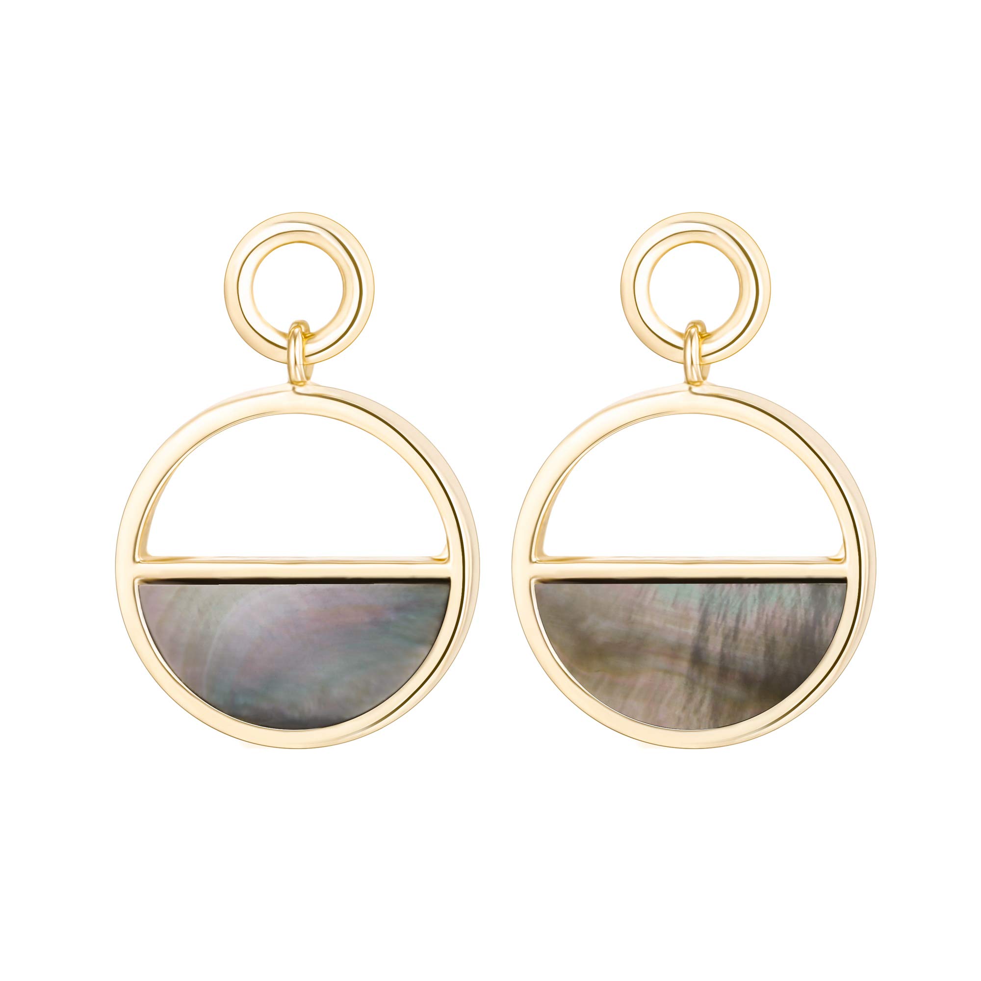 Anti-allergic Silver/Gold/Rose Gold Palted Ring with Shell Dangle Drop Earrings Fashion Earrings for Women/Girls Jewelry to Friend’s Gift