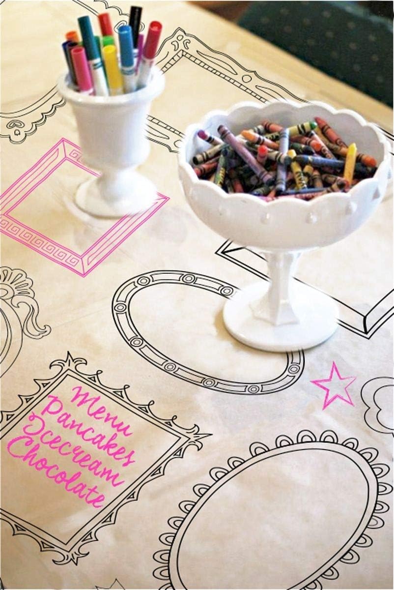 Folat Tablecloth can be written on 130 x 180 cm, White, 70.9 x 51.2 inch (Rectangular) - Image 3