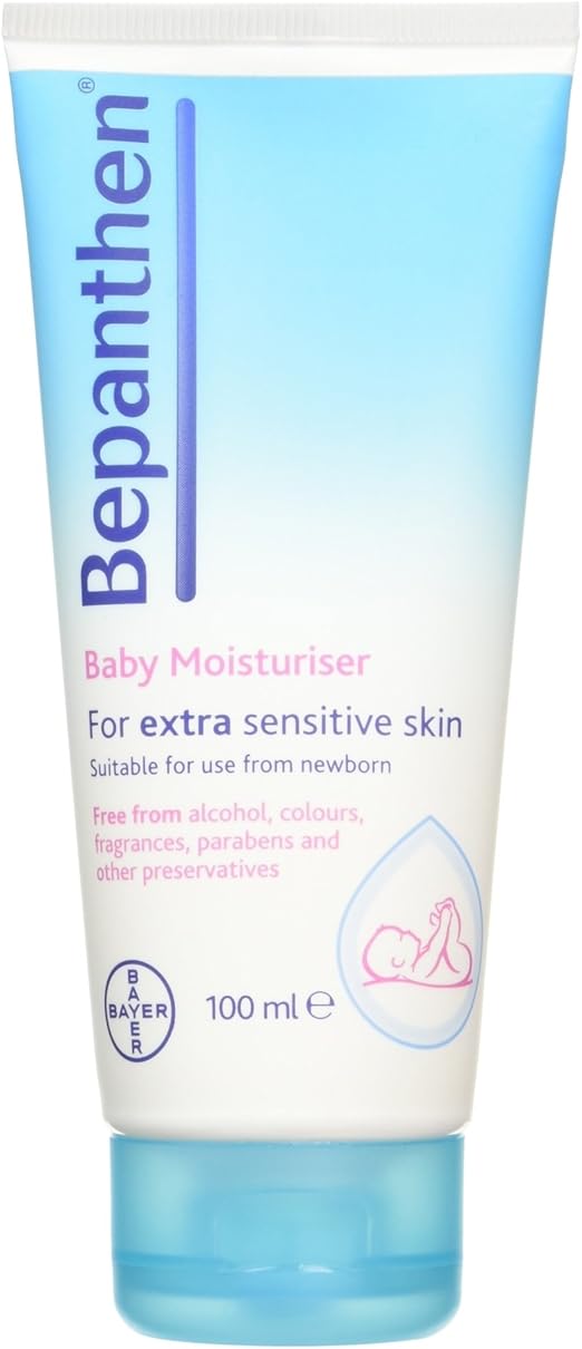Bepanthen Baby Moisturiser for Extra Sensitive Skin, 100ml Amazon.co