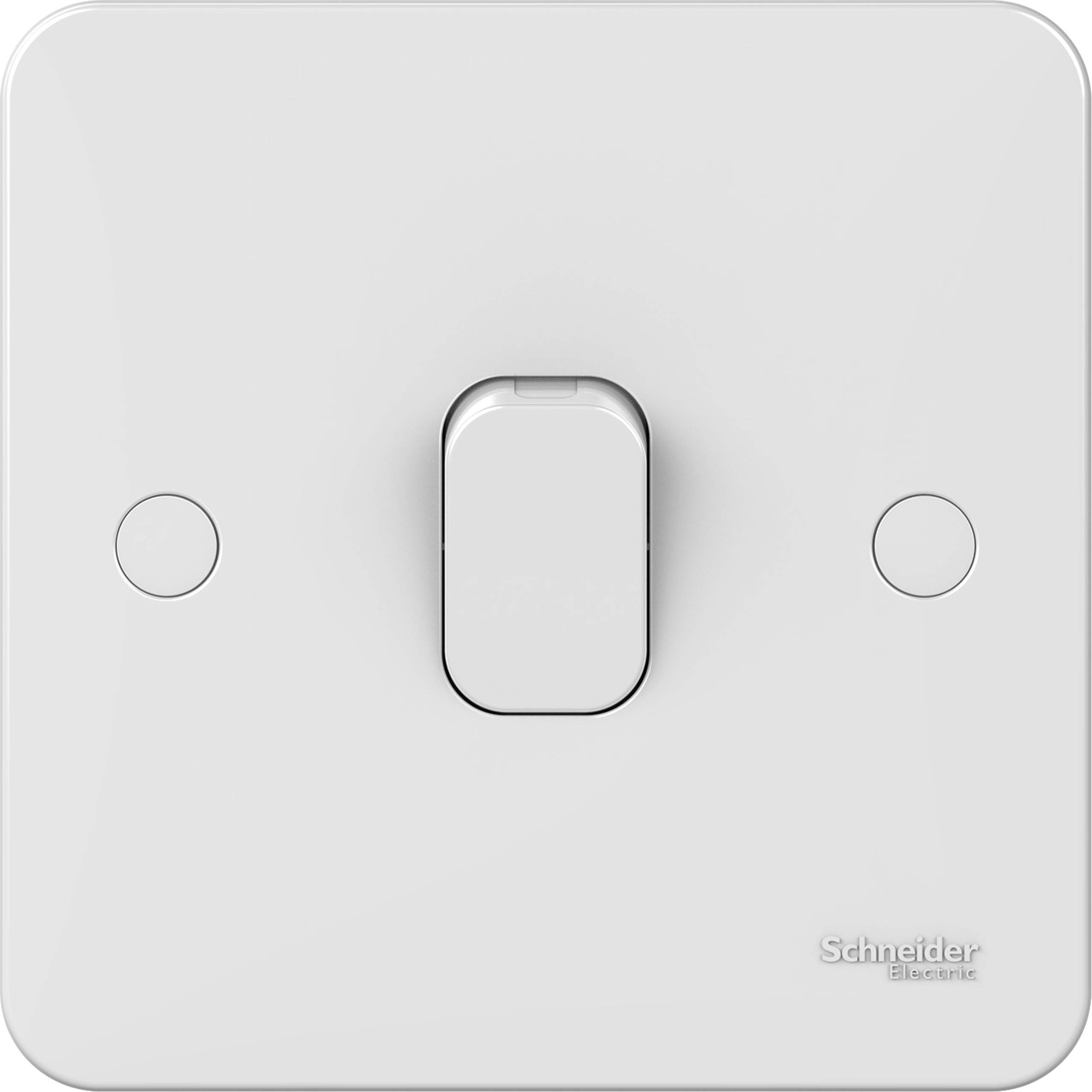 Schneider Electric Lisse White Moulded - Single 2 Way Plate Switch, 10AX, GGBL1012, White, Pack of 10 โ image 1
