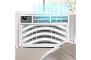 KOKEBREN 10,000 BTU Window Air Conditioner,Up to 450 Sqf, Window AC Units with Cool and Fan Functions,Quiet Operation with wifi and Remote Control,3 Cooling & Fan Speeds, Auto Restart