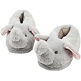 Aopuro Cute Women Penguin Animal Slippers Fluffy Warm Plush House Shoes Novelty Soft Slippers Cartoon Gifts for Birthday Christmas