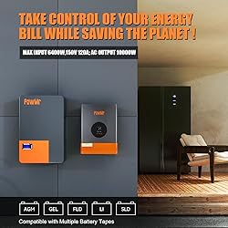 PowMr 10000W Split Phase Solar Inverter 48V to