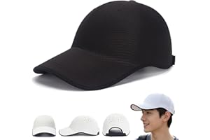 Seamless Packable Lightweight Sports Baseball Cap, Ultra-Breathable Washable & Portable Quick-Dry Hat,Mens Running Hat