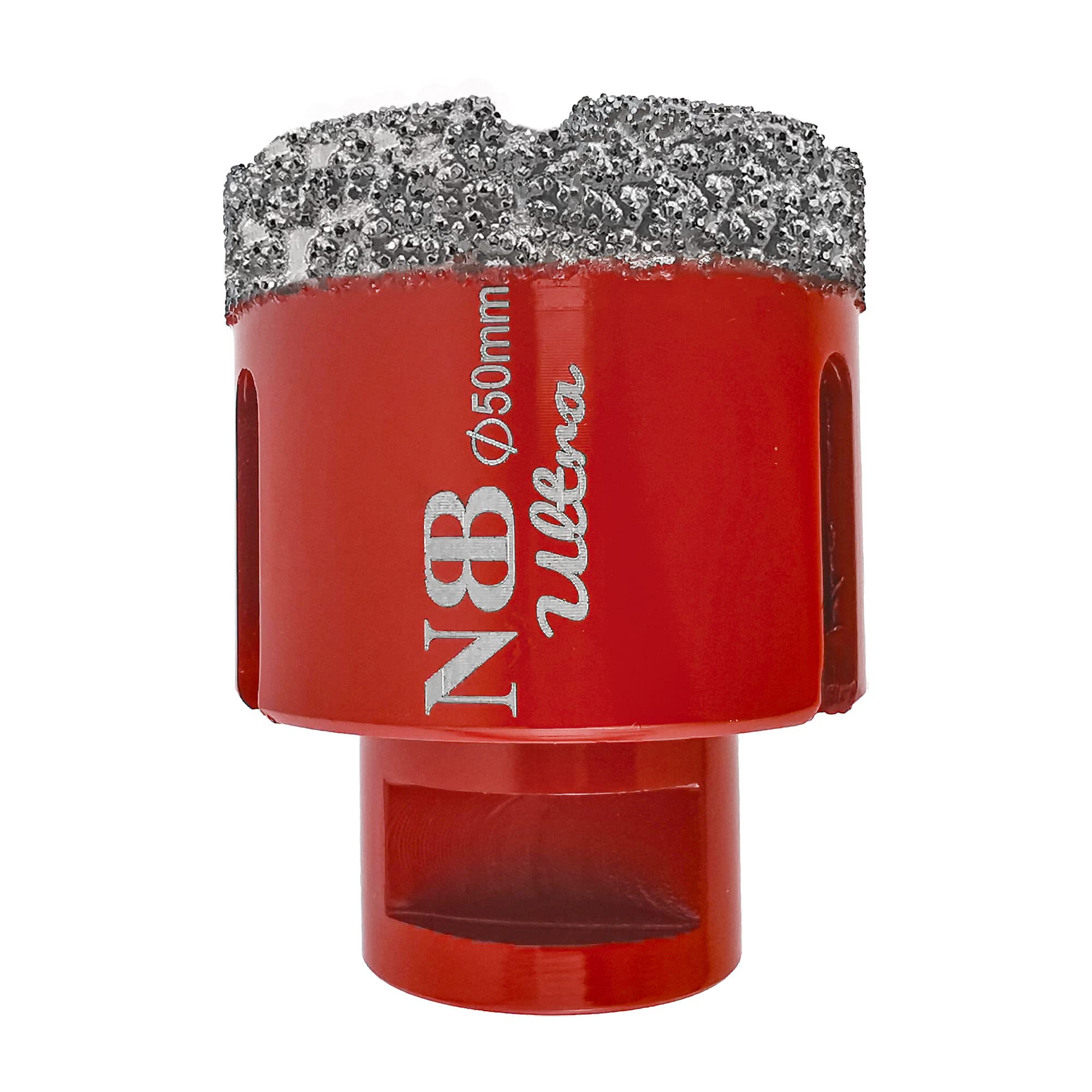 NBB Diamond Hole Saw Diamond Core Drill Bit with M14 in Ultra Quality Diamond Crown for Dry and Wet Drilling in Porcelain Ceramic Tile Granite Marble for Angle Grinder (1pc, 50mm)
