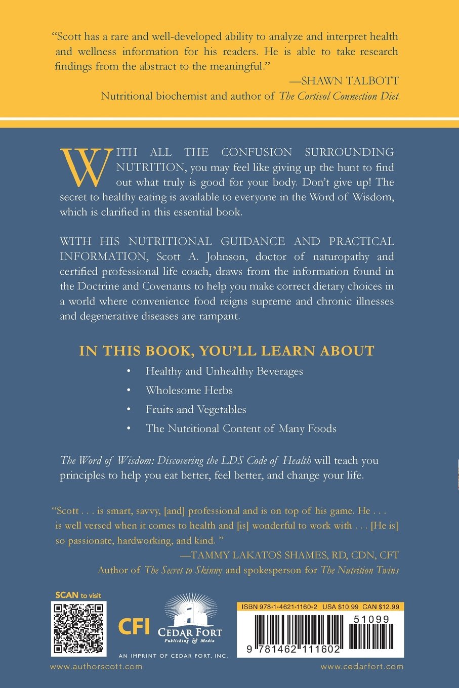 The Word Of Wisdom Discovering The Lds Code Of Health Dr Scott A Johnson 9781462111602 Amazon Com Books