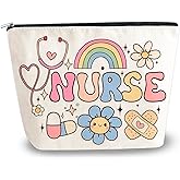 YINSSA Nurse Gifts For Women Nurse Makeup Bag Nurses Week Gift for Nursing Graduates Medical Assistant Birthday Certified Nurses Day Gifts For Work Travel Medical Assistant Cosmetic Bag