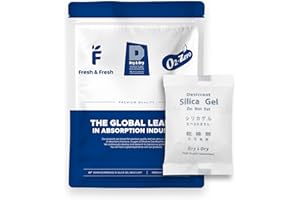 Dry & Dry 200 Gram [10 Packet] Silica Gel Packets, Desiccant Packs, Silica Gel - Rechargeable Silica Packets, Moisture Absorbers, Silica Gel Packs
