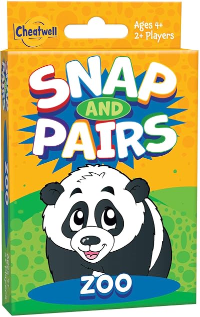Cheatwell Games Snap and Pairs Zoo Card Game Tin by Cheatwell Games