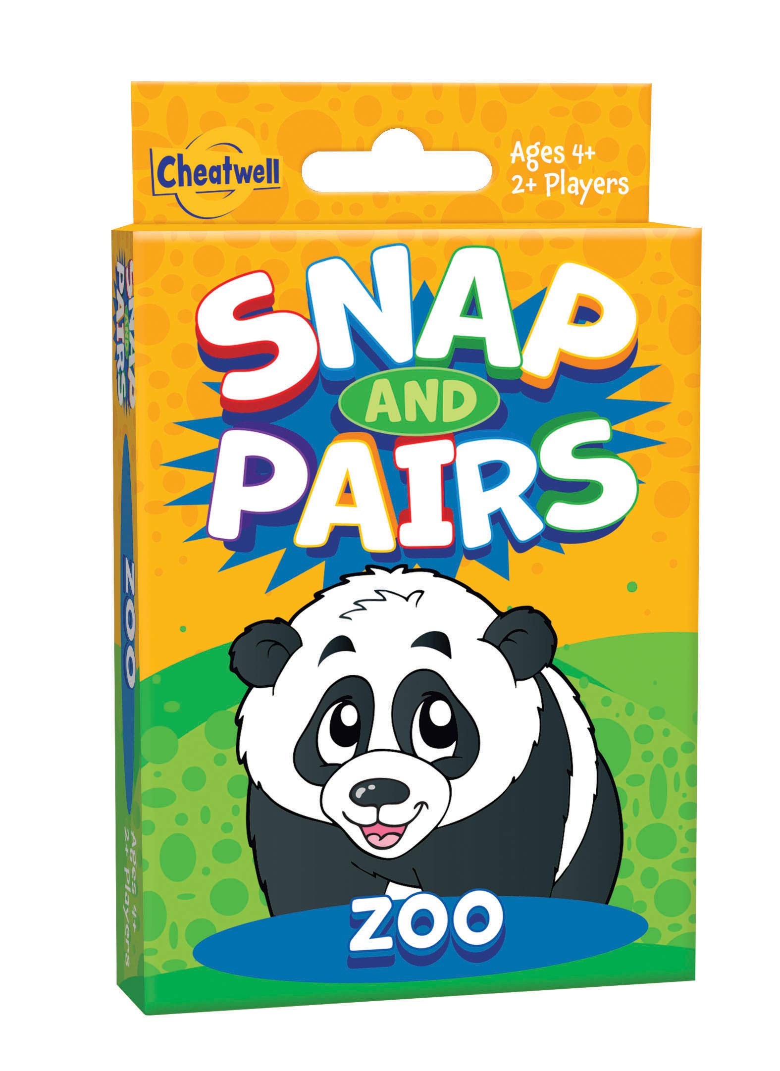 Cheatwell Games - Snap + Pairs Zoo Card Game - Classic Game Of Snap With A Pairs Memory Game - For Ages 4 And Over