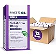 Natrol Advanced Sleep Melatonin 10mg, Dietary Supplement for Restful Sleep, Time Release Melatonin Tablets, 30 Time-Release Tablets, 30 Day Supply (Pack of 12)