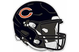 RICO INDUSTRIES NFL Football Helmet Shape Cut Pennant - Home and Living Room Décor - Soft Felt EZ to Hang