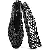 LUCKY STEP Women's Jelly Ballet Flats Mesh Casual Comfortable Jellies Shoes Clear Hollow Breathable Sandals
