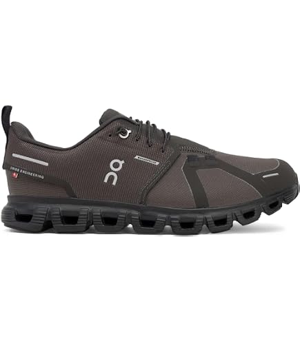 Amazon.com: On Zapatos Cloud 5 impermeables para hombre, Negro