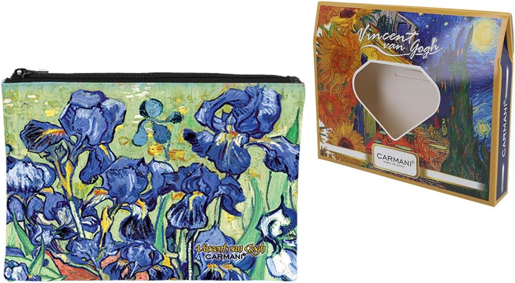 CARMANI, Medium Ladies Makeup Bag, Travel Pouch, Handbag Organizer, Cash Coin Purse