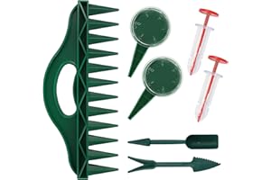 Milifox 7 Pack Transplanting Dispenser,Sowing Seeds Dispenser,Handhold Seedlings Dibber,Practical Small Sowing Tools for Plan