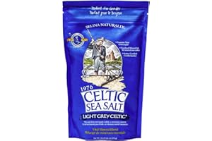 Celtic Sea Salt, Light Grey Mineral Sea Salt, 1 Pound Resealable Bag Unrefined, Hand-Harvested, Vital Minerals, Family Founded Since 1976