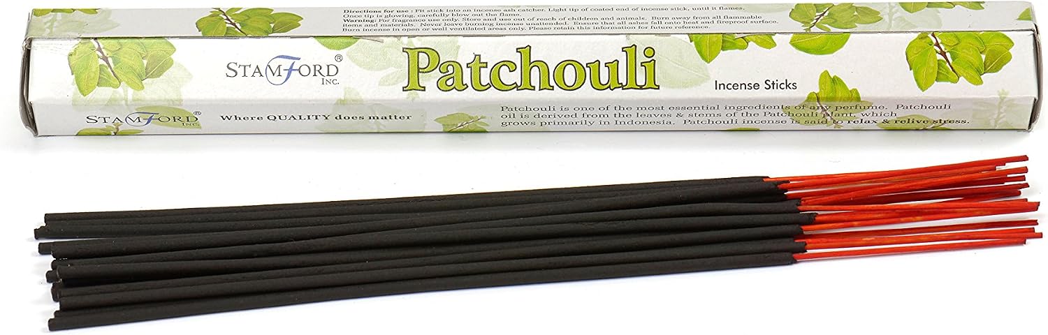 STAMFORD INC. 37103 Patchouli Incense Sticks, 20 Sticks x 6 Packs - Image 4