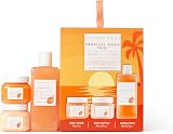 Sunday Rain Tropical Oasis Trio Mango Coconut Bubble Bath Scrub Butter Gift Set view 3